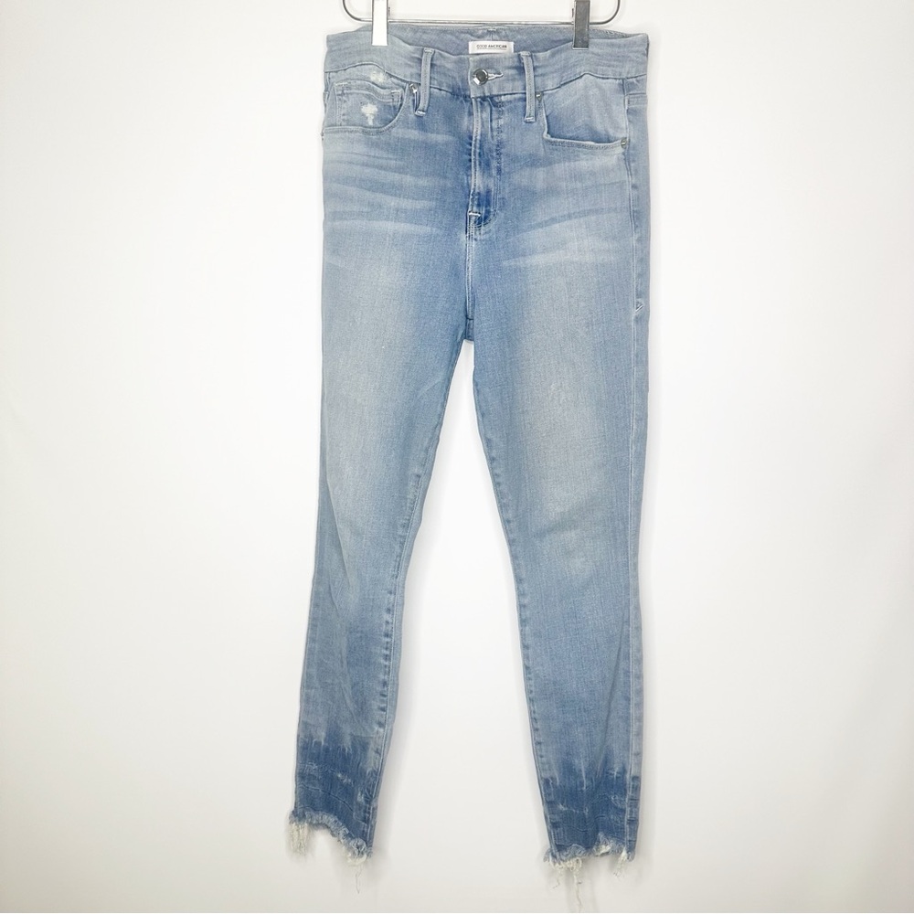Good American Light Blue High Rise Jeans